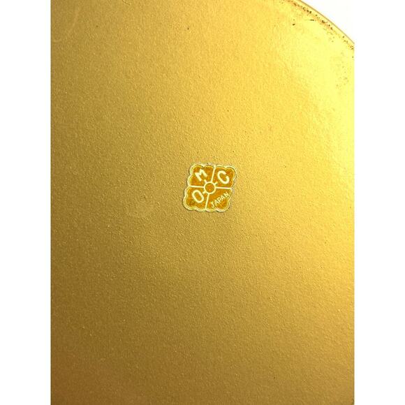 VTG Otagiri Original Gold Lacquer Coaster Set of 6 Bamboo Motif - Picture 3 of 15